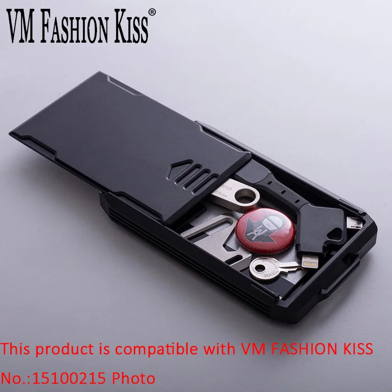 Fit Card Holder 15100215 Multifunctional Men's Wallet Metal Organizer Aluminum Alloy Cash Key Convenient Tactical Card Case
Fit Card Holder 15100215 Multifunctional Men's Wallet Metal Organizer Aluminum Alloy Cash Key Convenient Tactical Card Case