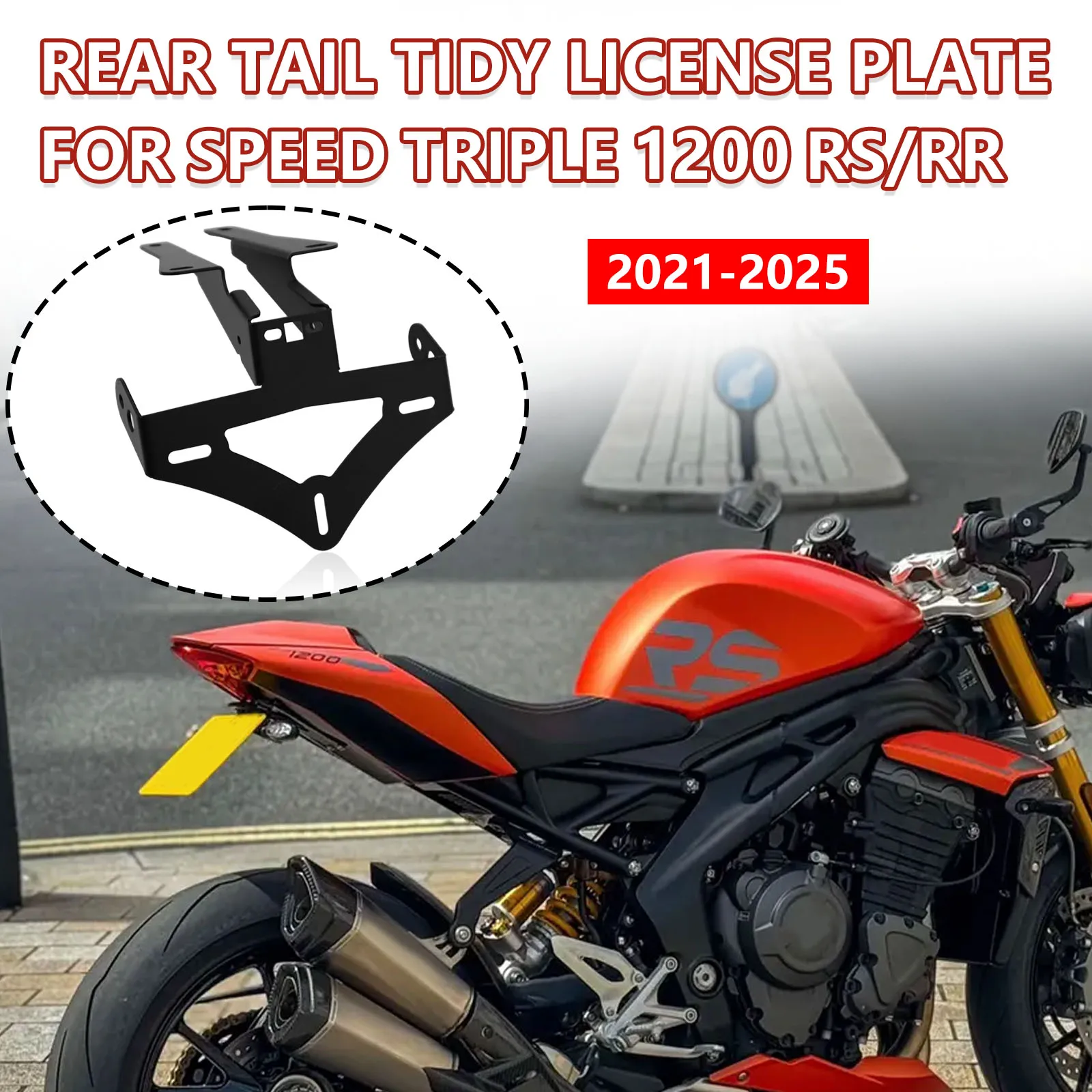 Для SPEED TRIPLE 1200 RS RR 2021-2024 2023 2022, комплект для устранения крыльев мотоцикла, держатель номерного знака, кронштейн 2025
Для SPEED TRIPLE 1200 RS RR 2021-2024 2023 2022, комплект для устранения крыльев мотоцикла, держатель номерного знака, кронштейн 2025