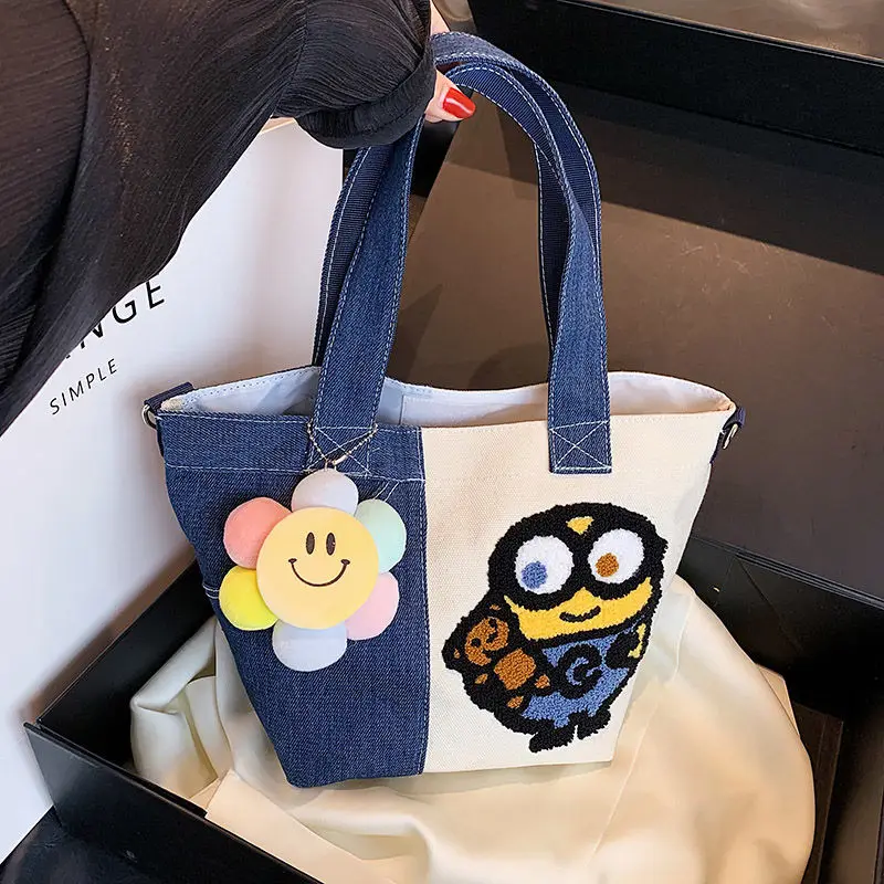 Minion crossbody bags for women fashionable and versatile handbags cute cartoon embroidered shoulder bags purses and handbags
Minion crossbody bags for women fashionable and versatile handbags cute cartoon embroidered shoulder bags purses and handbags
