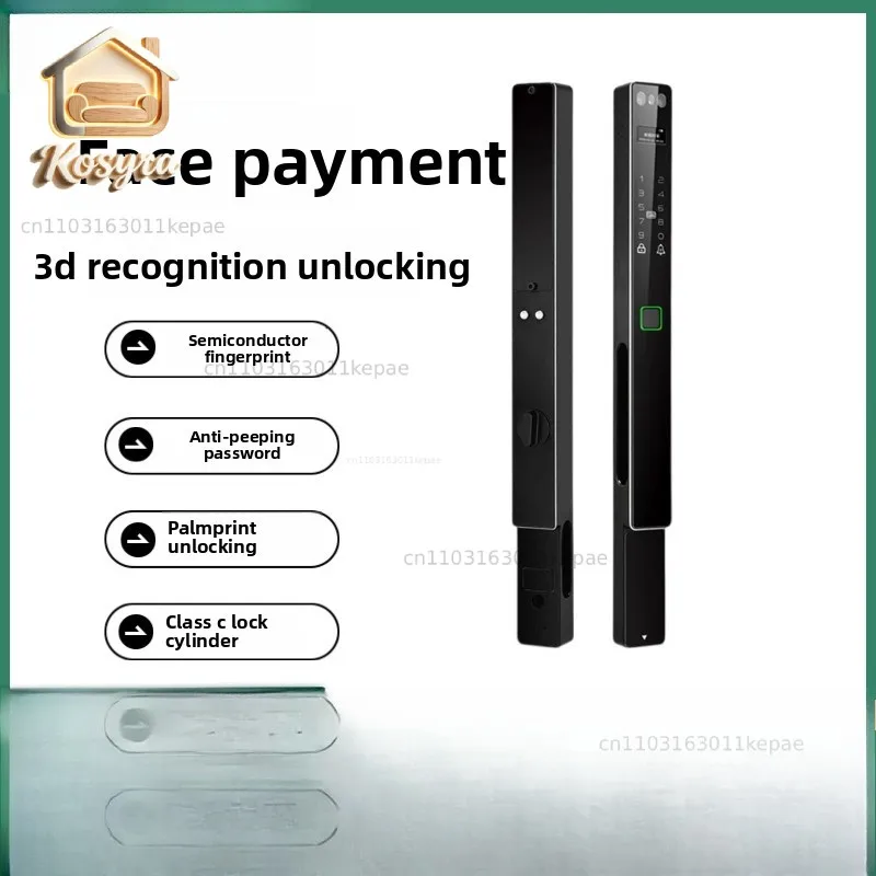Fully Automatic Broken Bridge Aluminum Alloy Door 3D Face Fingerprint Lock Waterproof Door Electronic Lock
Fully Automatic Broken Bridge Aluminum Alloy Door 3D Face Fingerprint Lock Waterproof Door Electronic Lock