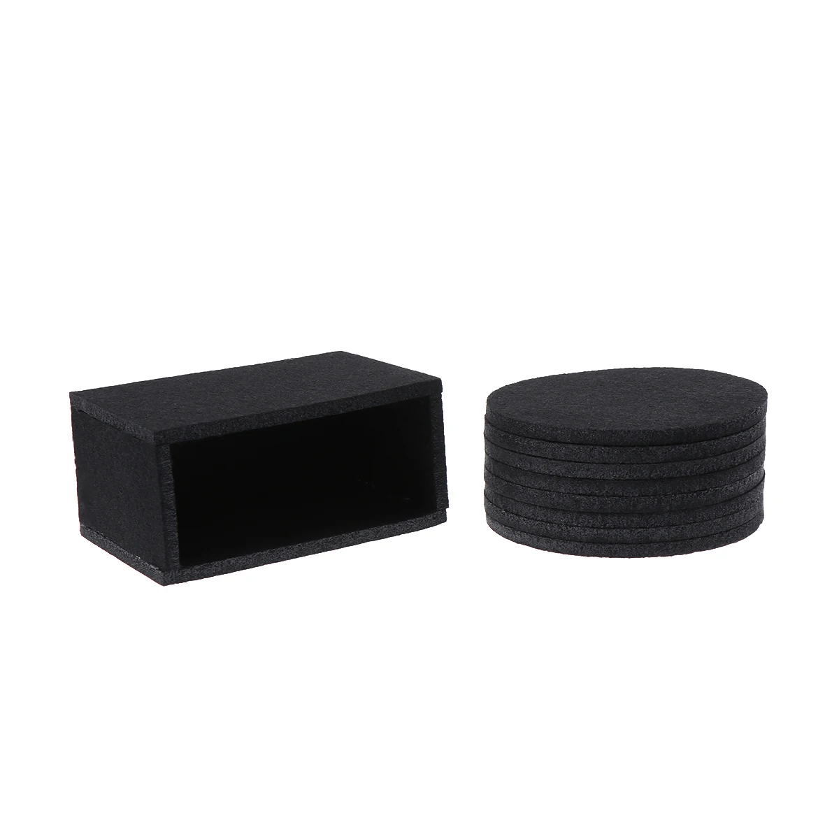 8pcs Felt Coasters Cup Mats Placemats Round Thick Heat Insulation Black Non Slip Table Home Cafe Restaurant
8pcs Felt Coasters Cup Mats Placemats Round Thick Heat Insulation Black Non Slip Table Home Cafe Restaurant