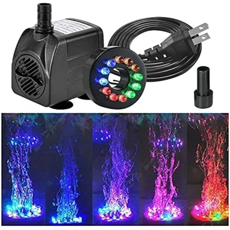 【Specialized】Ultra Quiet Adjustable Flow Submersible Water Pump for Aquarium Fountain Pond Hydroponics System with LED Lighting
【Specialized】Ultra Quiet Adjustable Flow Submersible Water Pump for Aquarium Fountain Pond Hydroponics System with LED Lighting