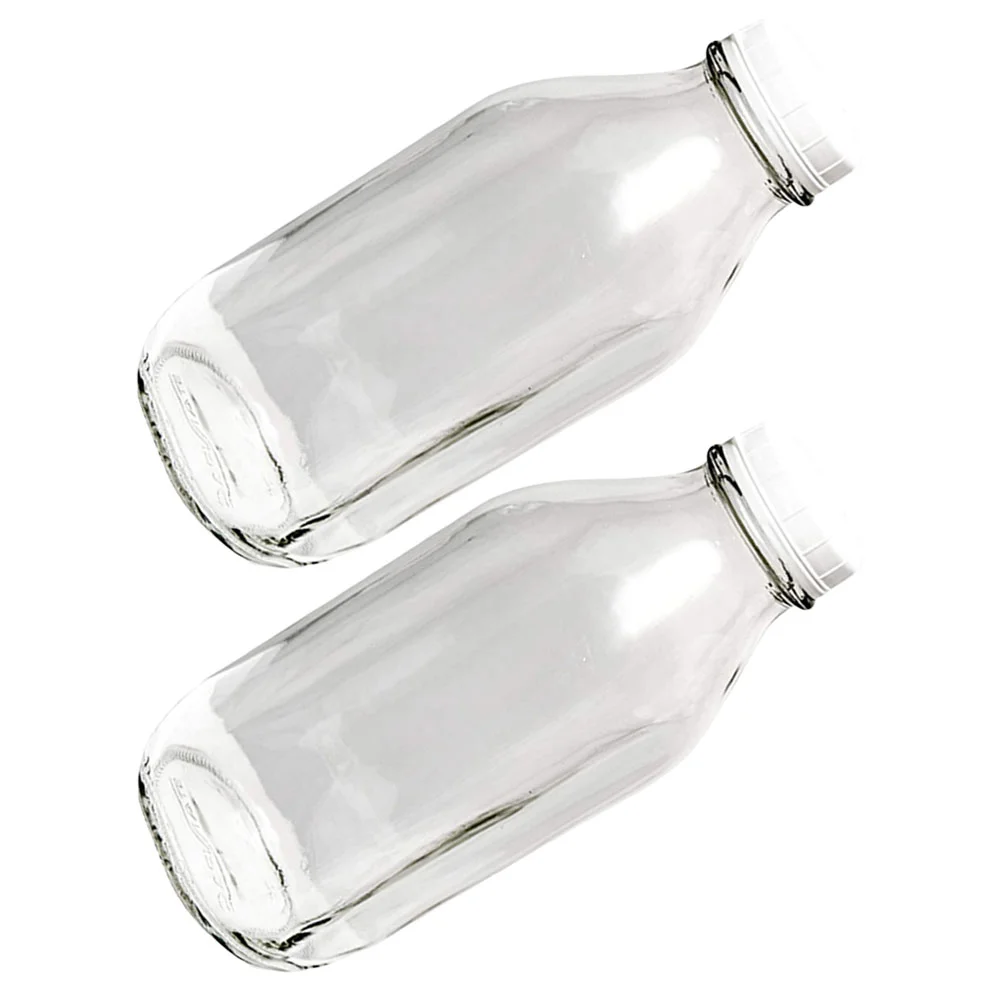 2 Pcs Milk Bottle Pudding Container Kids Water Bottles Fresh-keeping Holders Transparent Glass Large
2 Pcs Milk Bottle Pudding Container Kids Water Bottles Fresh-keeping Holders Transparent Glass Large