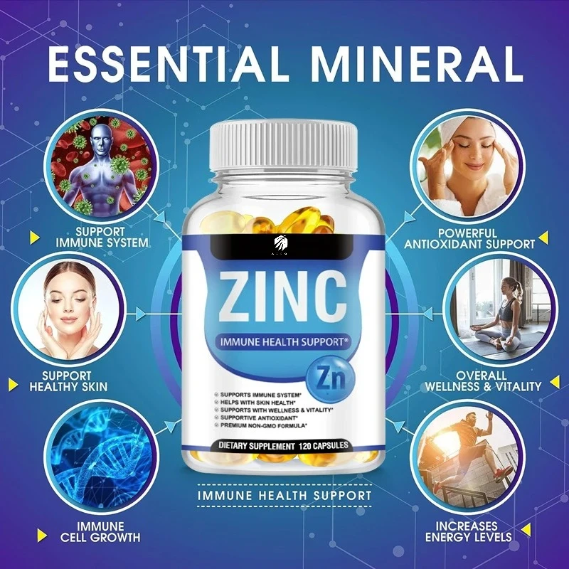 Цинковые капсулы для поддержки иммунной системы. Производство сотовой энергии. Формация коллагена — питательная добавка.
Цинковые капсулы для поддержки иммунной системы. Производство сотовой энергии. Формация коллагена — питательная добавка.