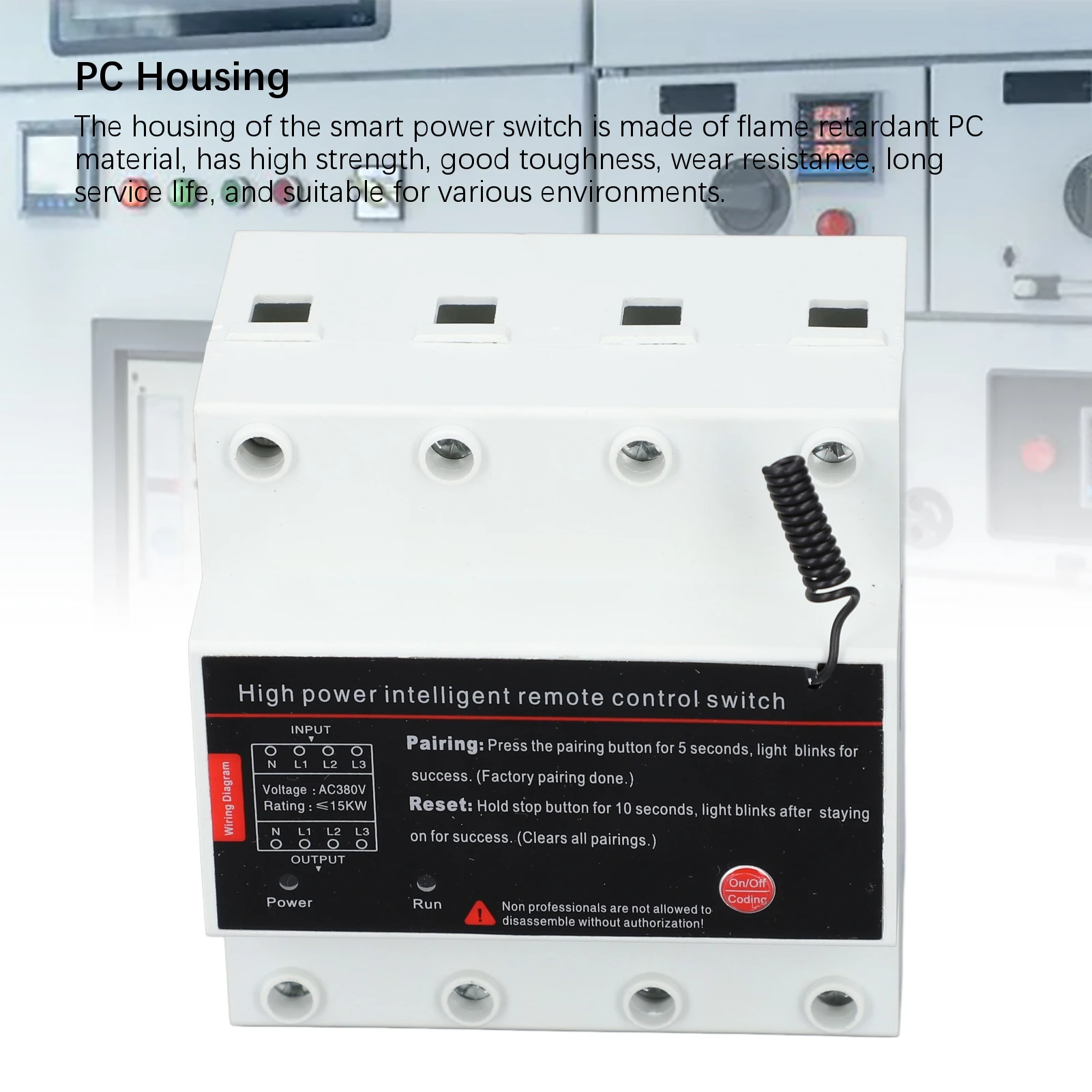 Переключатель дистанционного управления AC380V, 3-фазный, 3 км, интеллектуальный выключатель питания на большие расстояния для гаражных ворот с двигателем насоса
Переключатель дистанционного управления AC380V, 3-фазный, 3 км, интеллектуальный выключатель питания на большие расстояния для гаражных ворот с двигателем насоса