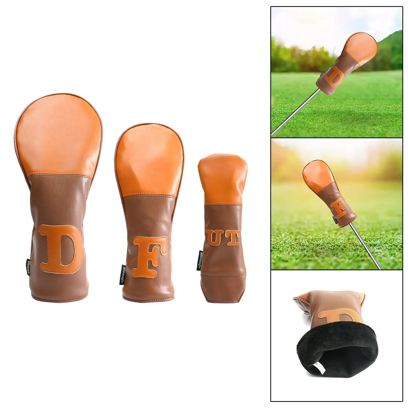 PU Leather Wood Headcover Golfer Gift Protection Golf Club Head Covers
PU Leather Wood Headcover Golfer Gift Protection Golf Club Head Covers