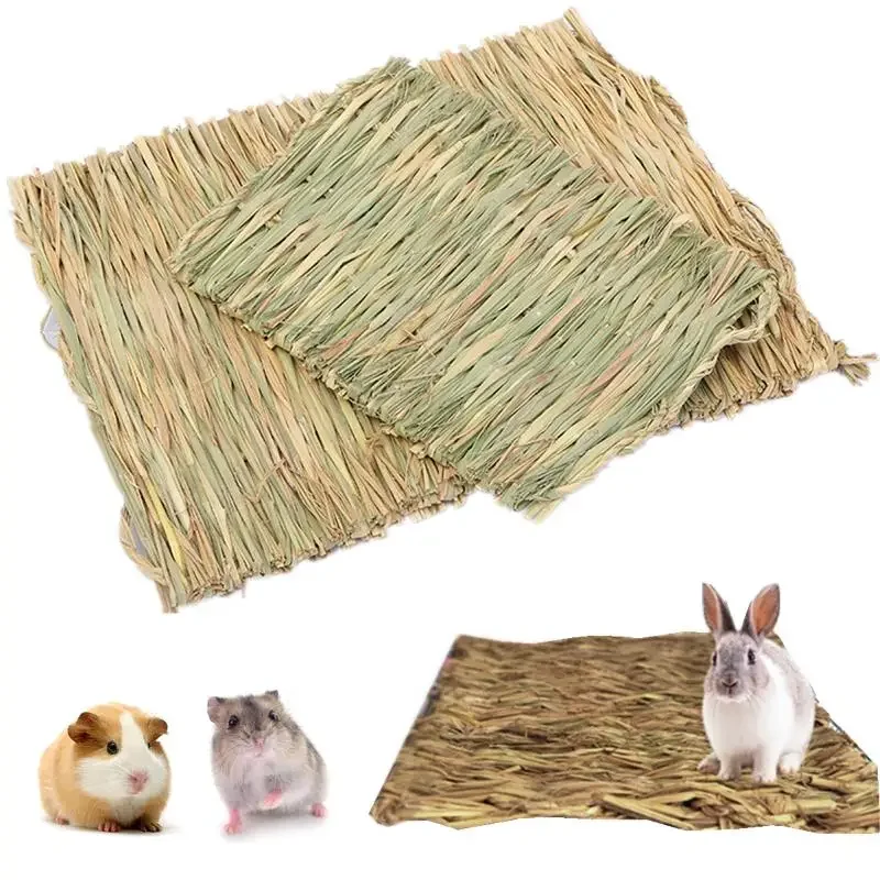 Rabbits Bunny Grass Mat Small Animal Woven Hay Mat Natural Straw Bedding Resting Cage Mat For Guinea Pig Chinchilla Hamster Rat
Rabbits Bunny Grass Mat Small Animal Woven Hay Mat Natural Straw Bedding Resting Cage Mat For Guinea Pig Chinchilla Hamster Rat