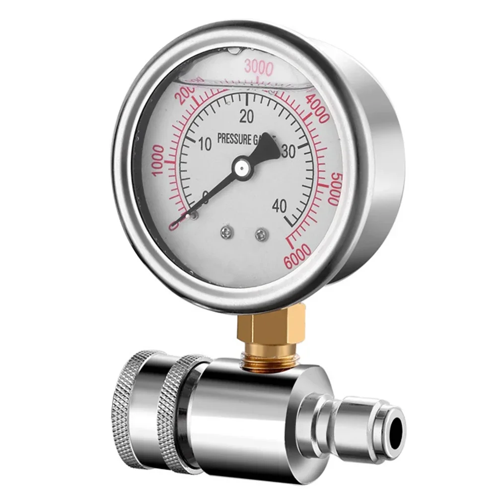 Pressure Washer Pressure Gauge 6000psi High Pressure 3/8" Quick Connect Parts Part Name:Pressure Washer Gauge
Pressure Washer Pressure Gauge 6000psi High Pressure 3/8" Quick Connect Parts Part Name:Pressure Washer Gauge