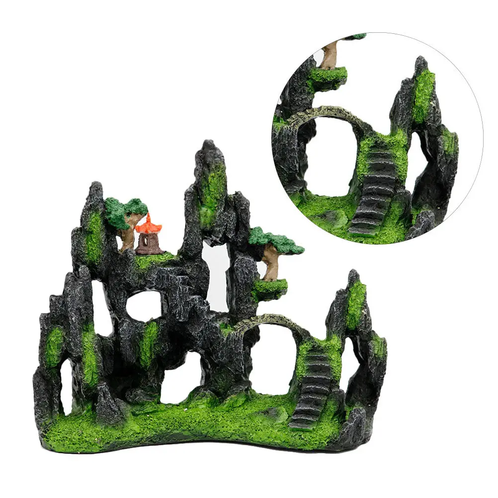 Artificial Mountain Resin Aquarium Pavilion Ornament Fish Tank Decoration Landscape Unique Sturdy Underwater Safe Aquarium
Artificial Mountain Resin Aquarium Pavilion Ornament Fish Tank Decoration Landscape Unique Sturdy Underwater Safe Aquarium