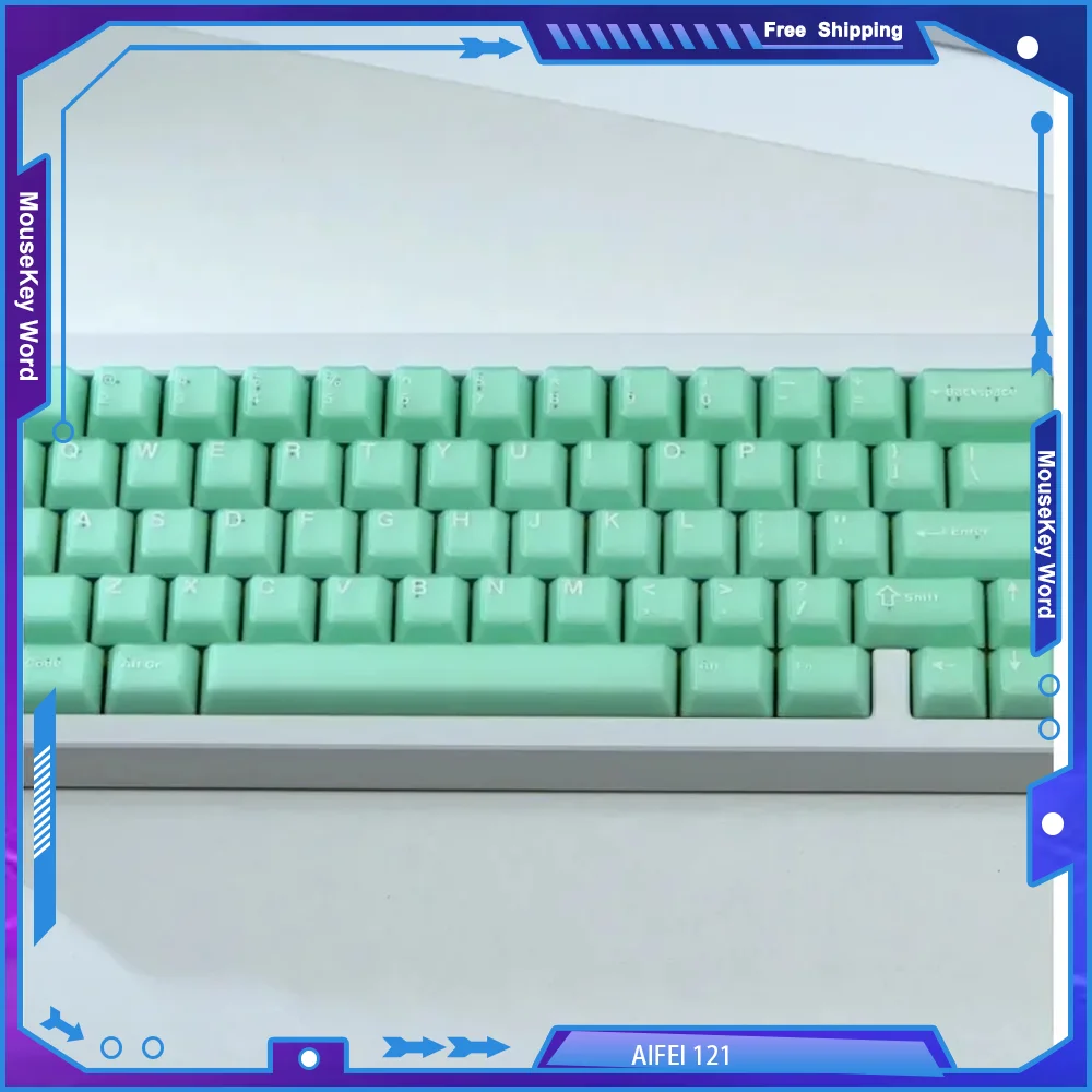 AIFEI 121 Key Key Cap Original Double Color Injection Moulding White Jade Blue Jade Semi-translucent for Customized Keyboard PBT
AIFEI 121 Key Key Cap Original Double Color Injection Moulding White Jade Blue Jade Semi-translucent for Customized Keyboard PBT
