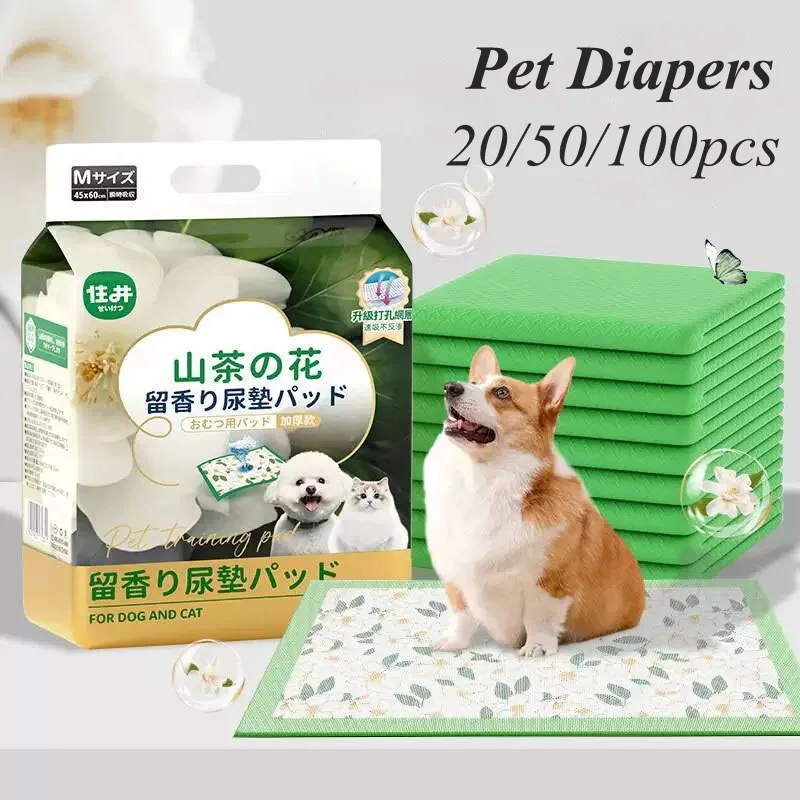20/50/100PCS Absorbent Dogs Diapers Camellia Fragrance Disposable Puppy Training Pee Pads Quick Dry Surface Mat Clean Cushion
20/50/100PCS Absorbent Dogs Diapers Camellia Fragrance Disposable Puppy Training Pee Pads Quick Dry Surface Mat Clean Cushion