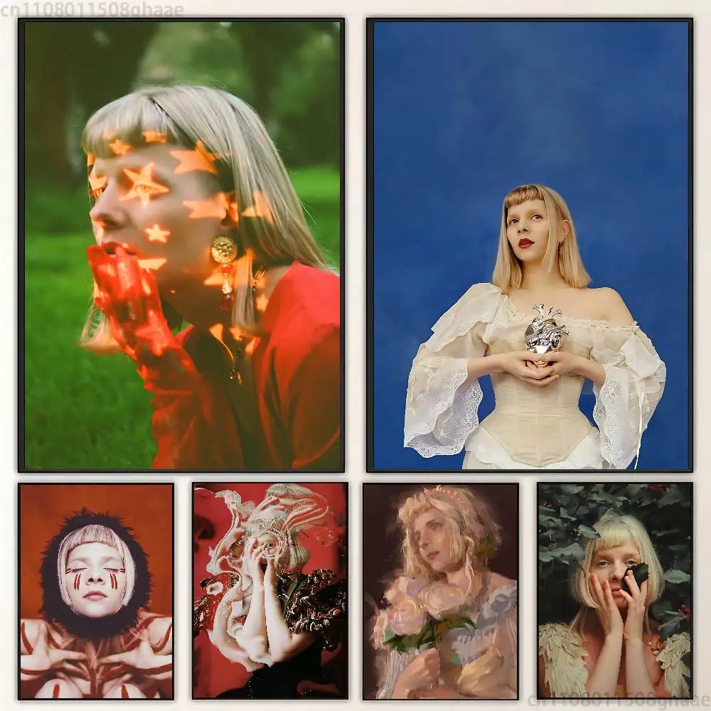 Aurora Aksnes Singer Classic Wall Art, Canvas Print Poster, Suitable for Home, Living Room, Room Decoration Painting
Aurora Aksnes Singer Classic Wall Art, Canvas Print Poster, Suitable for Home, Living Room, Room Decoration Painting