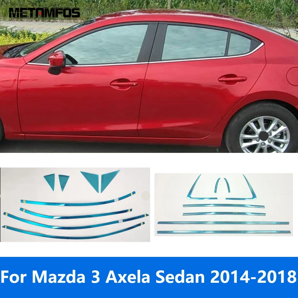 For Mazda 3 M3 Axela Sedan 2014-2017 2018 Stainless Upper Lower Window Sill Window Frame Molding Trim Accessories Car Styling
For Mazda 3 M3 Axela Sedan 2014-2017 2018 Stainless Upper Lower Window Sill Window Frame Molding Trim Accessories Car Styling