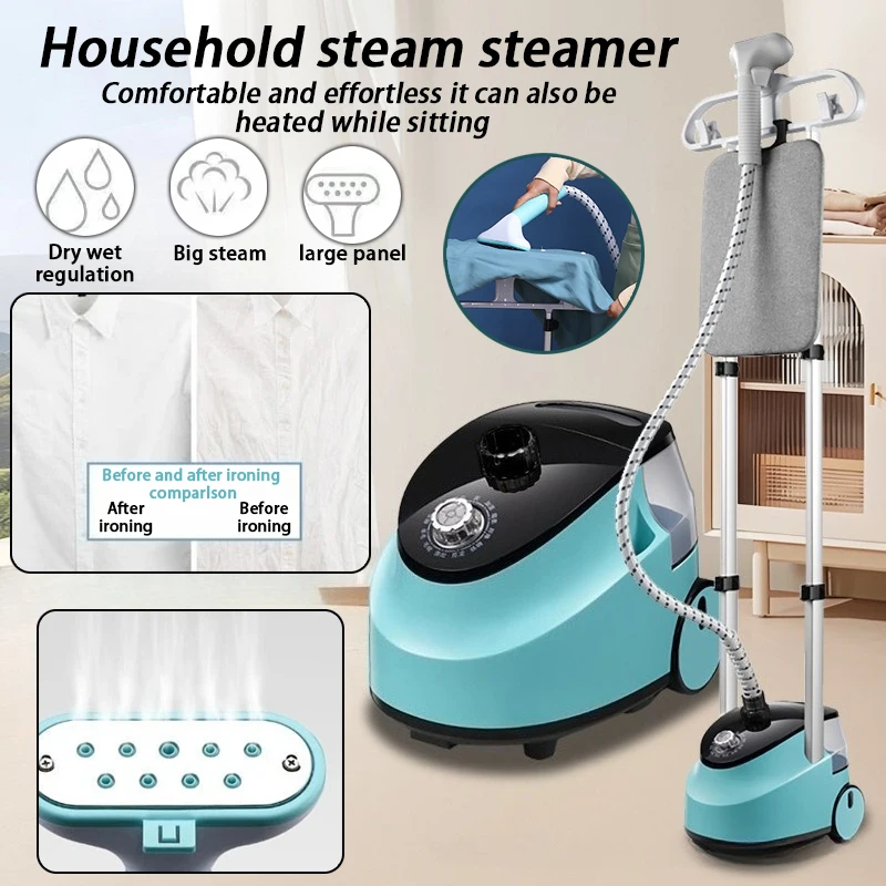 Hot selling household double bar steam electric iron, large capacity and power iron, small handheld ironing machine, vertical
Hot selling household double bar steam electric iron, large capacity and power iron, small handheld ironing machine, vertical