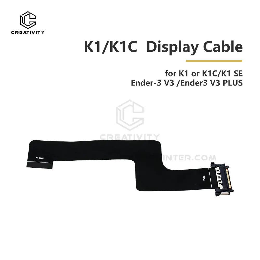 3D printing spare parts K1 screen cable suitable for K1C/K1SE Full Color Touch Screen Kit 3d Printer Part
3D printing spare parts K1 screen cable suitable for K1C/K1SE Full Color Touch Screen Kit 3d Printer Part