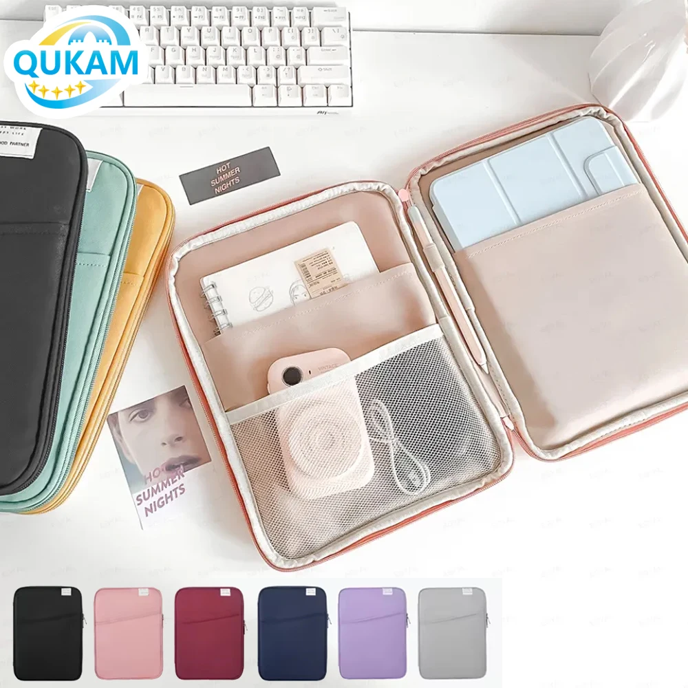 QUKAM 9-13in Tablet Handbag Case For iPad 11 12.9 iPad a16 Case For XiaoMi 5 Samsung Huawei Lenovo Shockproof Laptop Pouch Bags
QUKAM 9-13in Tablet Handbag Case For iPad 11 12.9 iPad a16 Case For XiaoMi 5 Samsung Huawei Lenovo Shockproof Laptop Pouch Bags