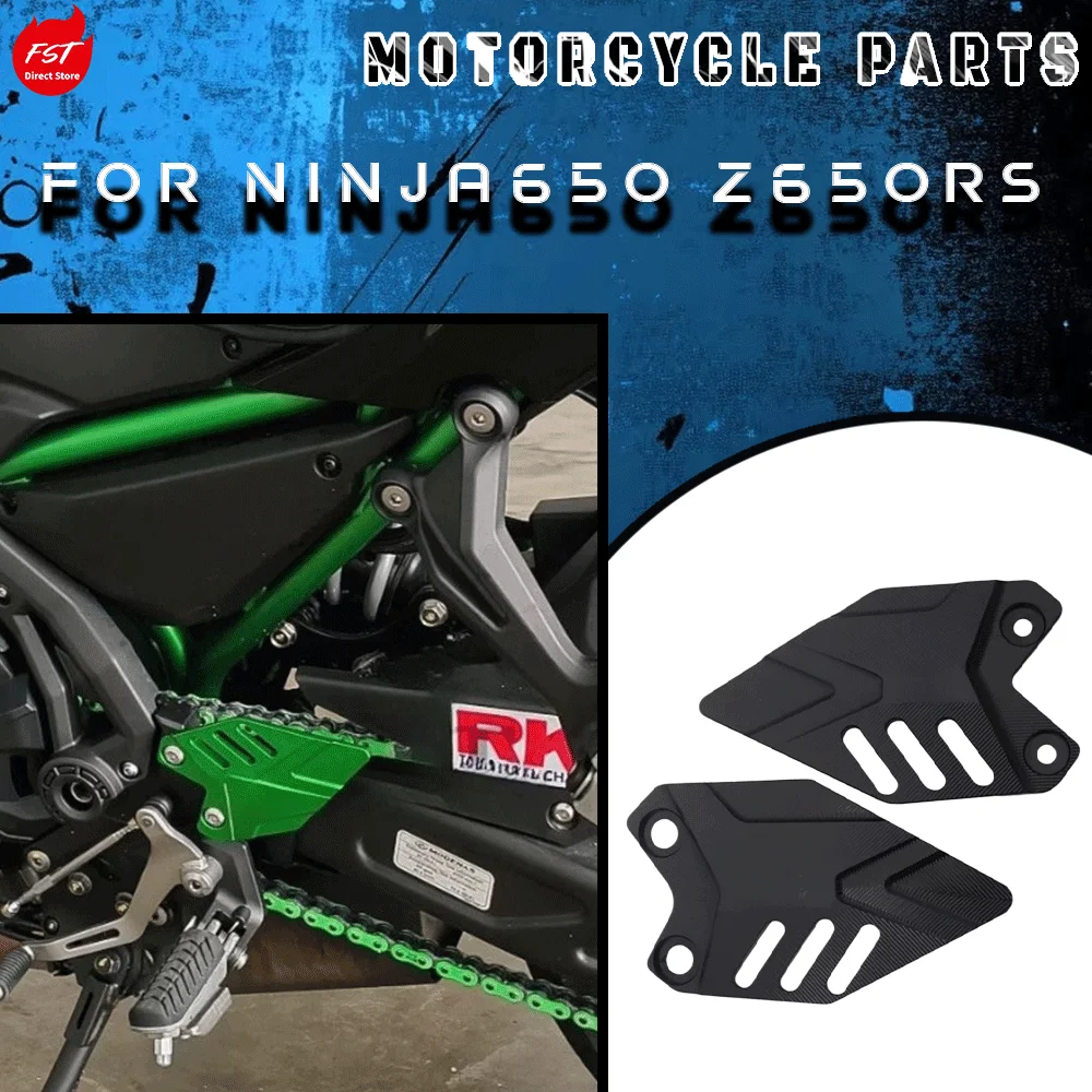 CNC Aluminum Heel Guard Footpeg Side Cover Protector for Ninja 650 Z650RS 2017-2025
CNC Aluminum Heel Guard Footpeg Side Cover Protector for Ninja 650 Z650RS 2017-2025