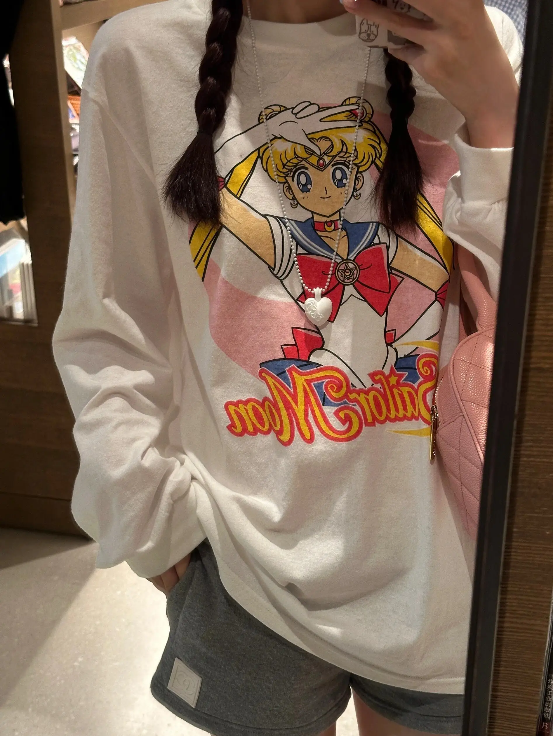 Повседневная хлопковая футболка Long Sve с принтом лунного кролика, свободная женская футболка Base irt Summer Faion, круглая футболка Ne ort Sve
Повседневная хлопковая футболка Long Sve с принтом лунного кролика, свободная женская футболка Base irt Summer Faion, круглая футболка Ne ort Sve