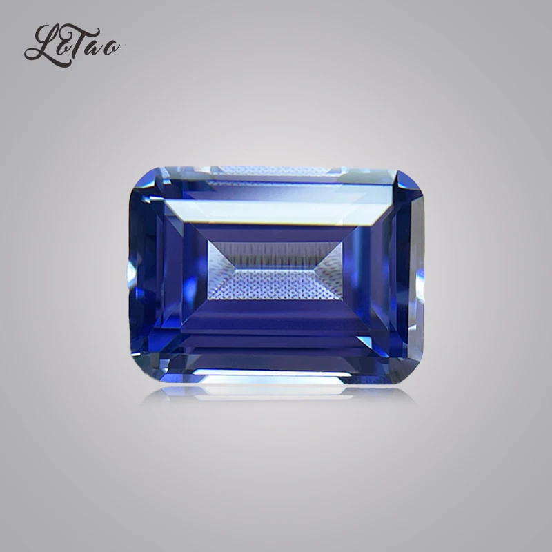 Lab Grown Sapphire Cornflower Emerald Shaped Extremely Shiny Quality DIY Ring Necklace Earrings Main Materials AGL Certificate
Lab Grown Sapphire Cornflower Emerald Shaped Extremely Shiny Quality DIY Ring Necklace Earrings Main Materials AGL Certificate
