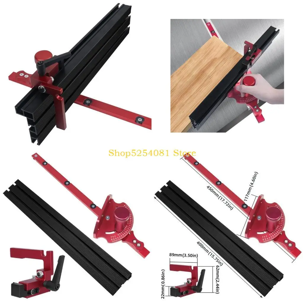 AXYC Universal Table Miter Gauge with Fixed Gear Shifting Hole,Miter Protractor Aluminium Push Handle T Track
AXYC Universal Table Miter Gauge with Fixed Gear Shifting Hole,Miter Protractor Aluminium Push Handle T Track