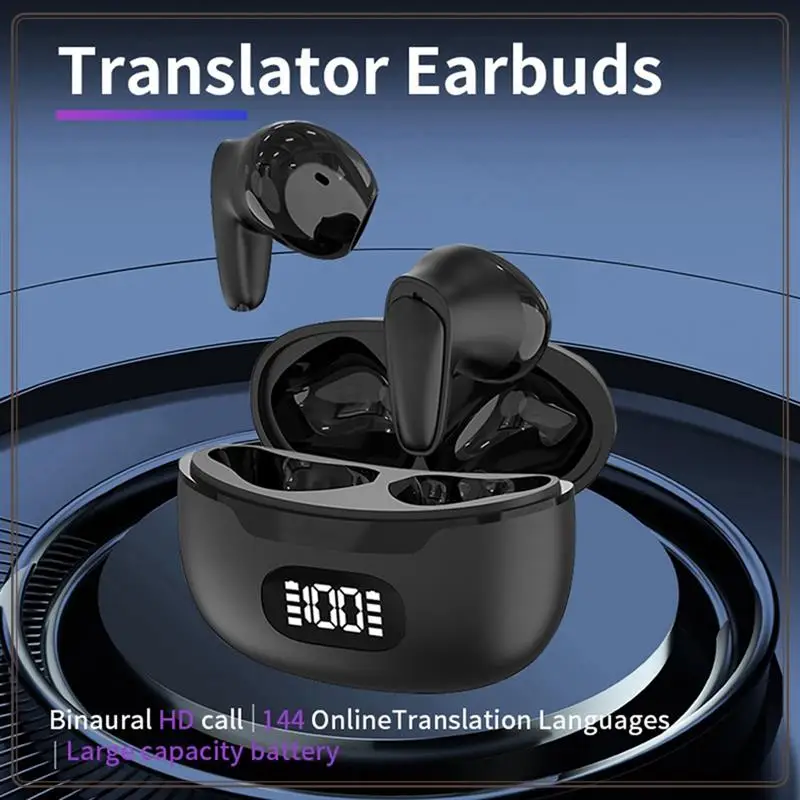 B28 Intelligent Voice Translation Headphones Real-Time Translation With ANC Supports 74 Languages & 70 Accents B
B28 Intelligent Voice Translation Headphones Real-Time Translation With ANC Supports 74 Languages & 70 Accents B