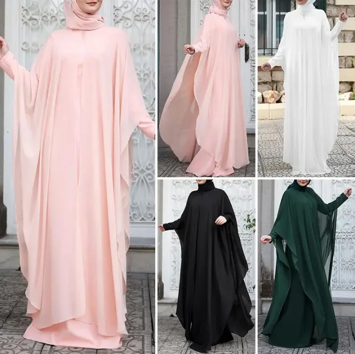 2025 Spring and Autumn New Muslim Fashion Art Leisure Loose Large Round Neck Dress Robe Abaya Ramadan Dubai Luxury Islam Elegant
2025 Spring and Autumn New Muslim Fashion Art Leisure Loose Large Round Neck Dress Robe Abaya Ramadan Dubai Luxury Islam Elegant