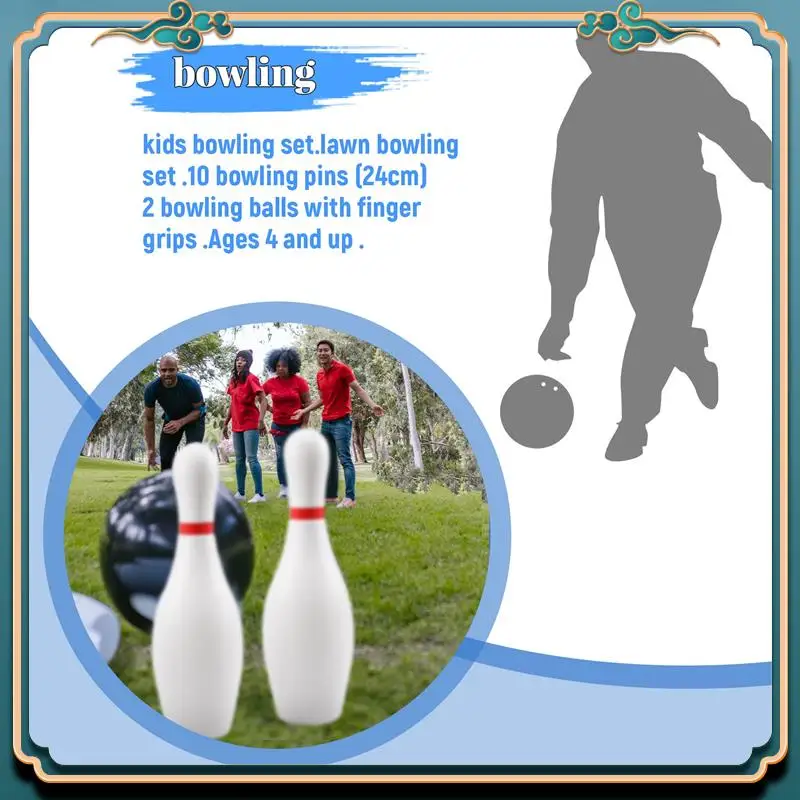 Новейший 1 комплект, набор для боулинга для детей и взрослых, 2 мяча с 10 булавками для семьи, детей и взрослых, кегли на заднем дворе
Новейший 1 комплект, набор для боулинга для детей и взрослых, 2 мяча с 10 булавками для семьи, детей и взрослых, кегли на заднем дворе