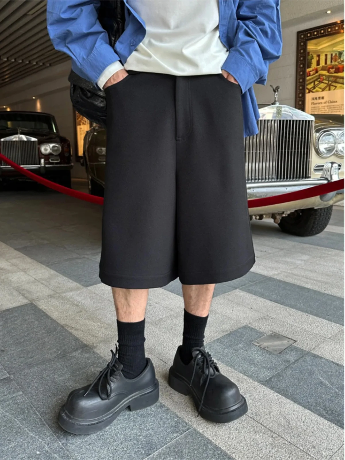 Мужские брюки Cleanfit Pure Bla Seven-Five: повседневные прямые брюки с высокой талией для высоких мужчин, летняя мода
Мужские брюки Cleanfit Pure Bla Seven-Five: повседневные прямые брюки с высокой талией для высоких мужчин, летняя мода