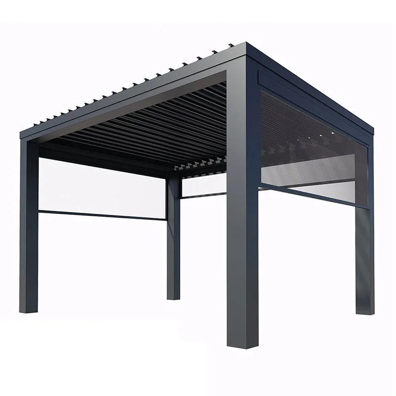 Outdoor Pergola, Waterproof Louvered Roof, Aluminum Gazebo, Motorized, Bioclimatic Pavilion, OEM Custom Garden Patio Shelter
Outdoor Pergola, Waterproof Louvered Roof, Aluminum Gazebo, Motorized, Bioclimatic Pavilion, OEM Custom Garden Patio Shelter
