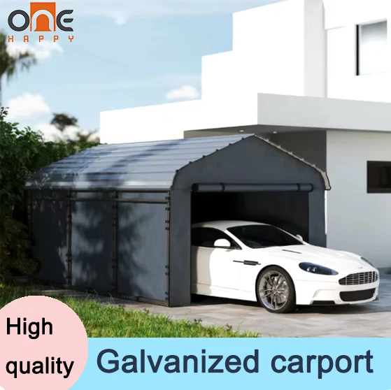 Heavy Duty Waterproof Outdoor Garage Carport Sturdy Metal Structure With Galvanized Metal Roof Vehicle Shade Shelter Canopy
Heavy Duty Waterproof Outdoor Garage Carport Sturdy Metal Structure With Galvanized Metal Roof Vehicle Shade Shelter Canopy