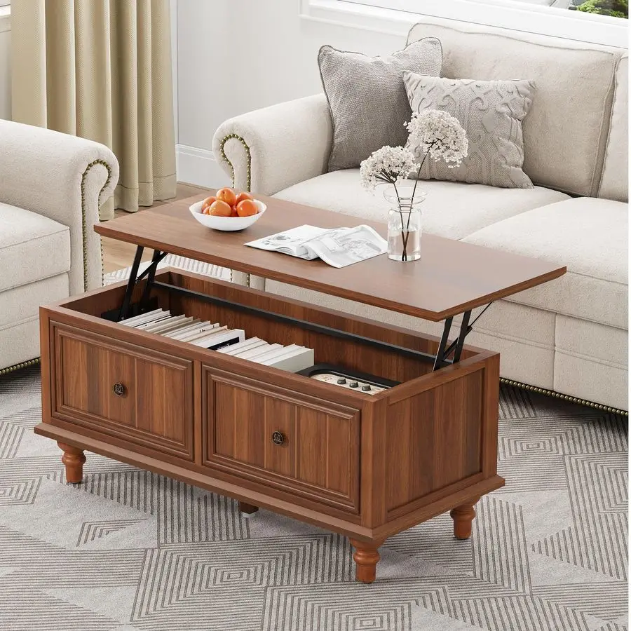 Верхний журнальный столик с местом для хранения, прямоугольный центральный стол из 39 дерева с подъемной столешницей, прочный компактный обеденный стол для гостиной
Верхний журнальный столик с местом для хранения, прямоугольный центральный стол из 39 дерева с подъемной столешницей, прочный компактный обеденный стол для гостиной