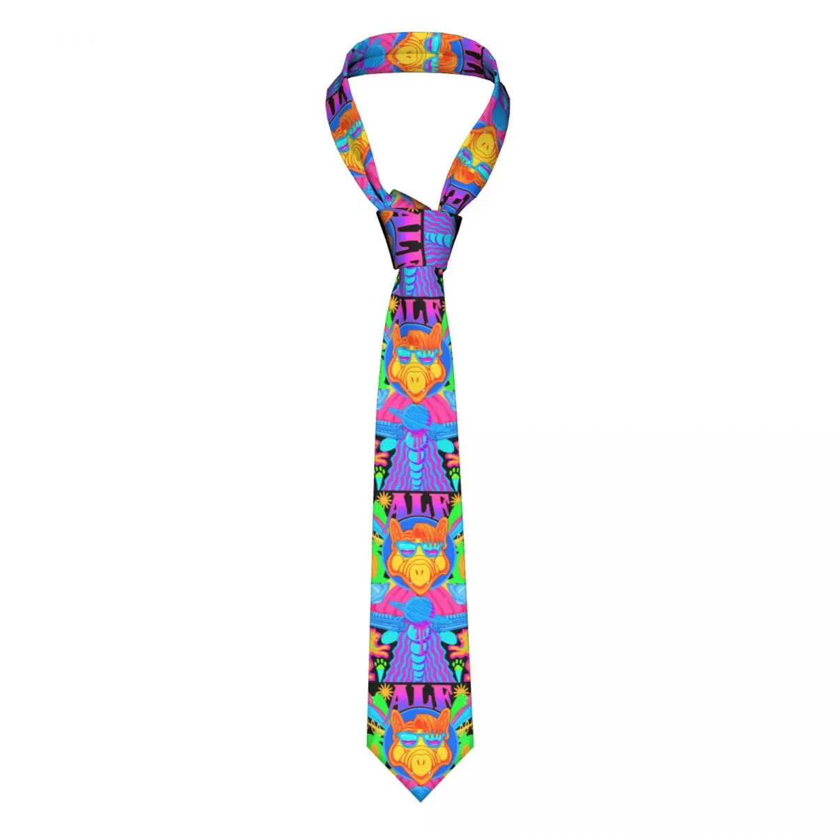 Психоделические галстуки унисекс ALF, шелковый полиэстер, 8 см, узкие галстуки для мужчин, костюмы, аксессуары, галстук, реквизит для косплея
Психоделические галстуки унисекс ALF, шелковый полиэстер, 8 см, узкие галстуки для мужчин, костюмы, аксессуары, галстук, реквизит для косплея