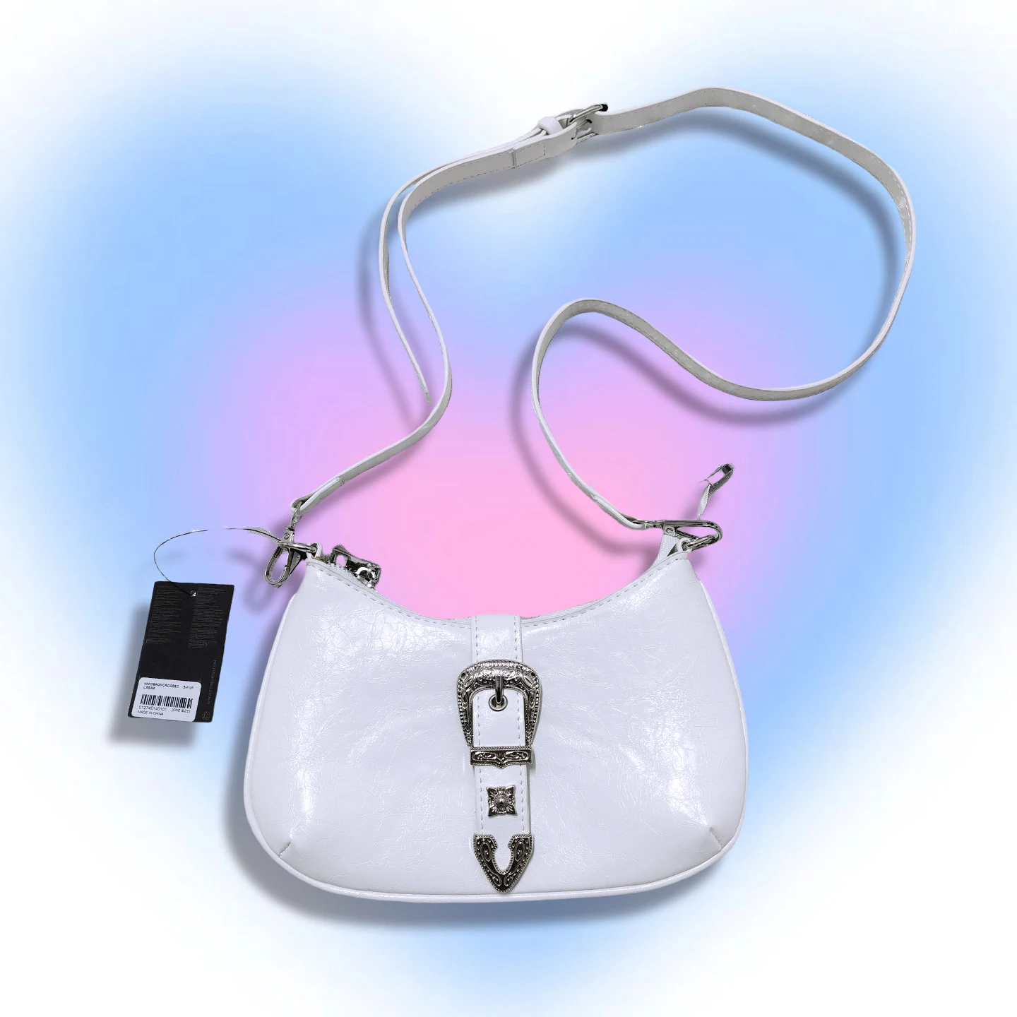 Lightweight Crossbody Bag with Single Belt Buckle Decoration for Trendy Girls British Style Ladies Handbag Cosmichoney
Lightweight Crossbody Bag with Single Belt Buckle Decoration for Trendy Girls British Style Ladies Handbag Cosmichoney