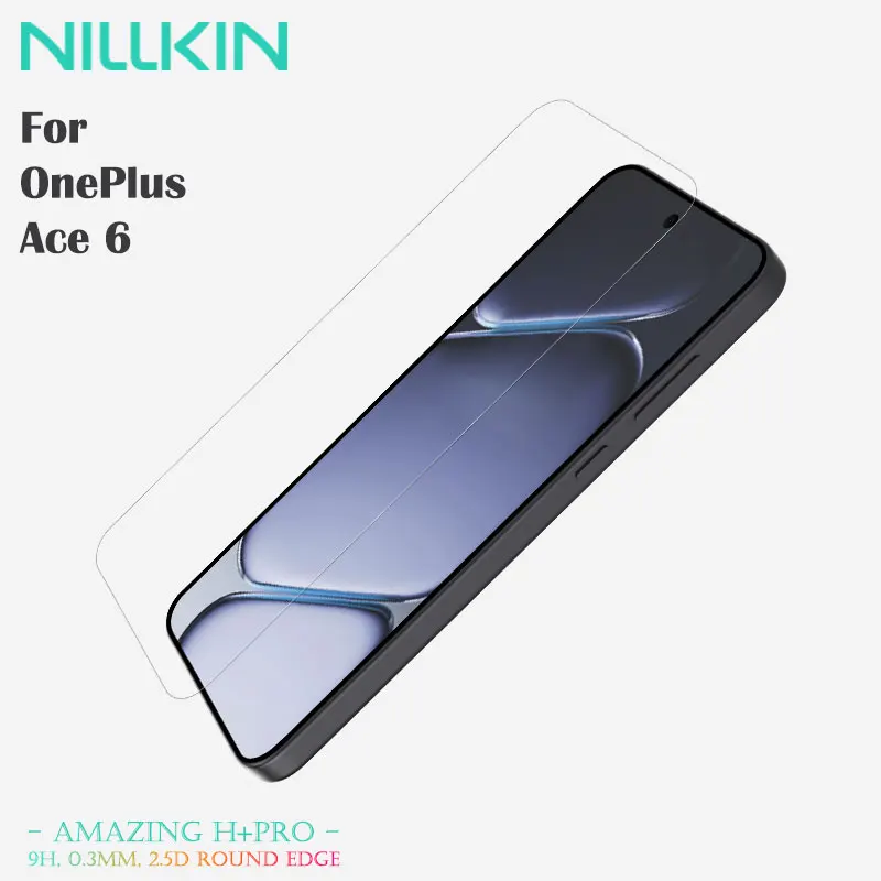 For OnePlus Ace 6 Screen Protector, NILLKIN H+PRO, 9H Hardness, Anti-Fingerprint, Anti-Glare, Scratch Resistant, Full Set Kit
For OnePlus Ace 6 Screen Protector, NILLKIN H+PRO, 9H Hardness, Anti-Fingerprint, Anti-Glare, Scratch Resistant, Full Set Kit