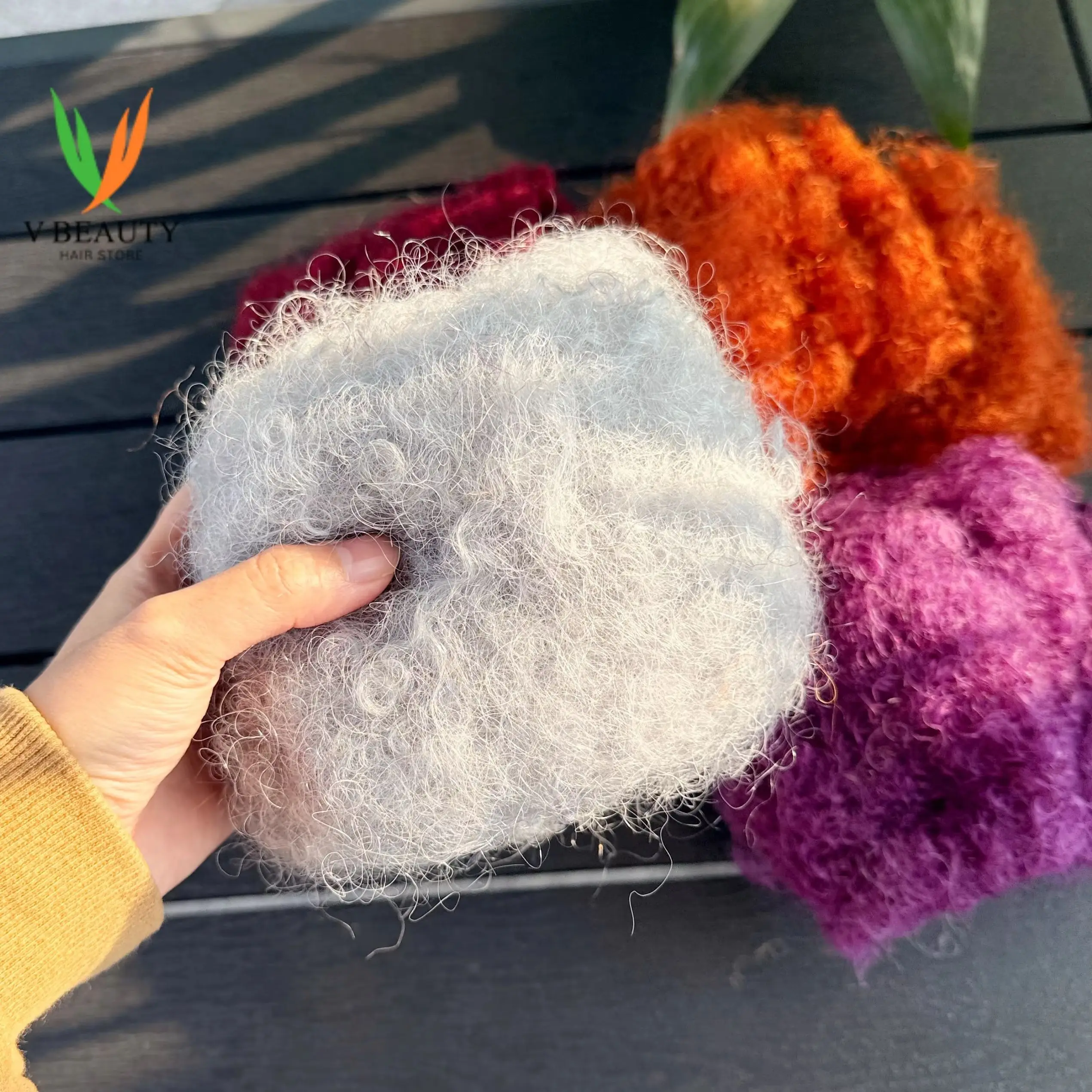 Gray Colored Afro Kinky Human Hair Bulk 8Inch Afro Kinky Hair Bulk Locs Extensions 35g/pack for Mini Braids/Locs
Gray Colored Afro Kinky Human Hair Bulk 8Inch Afro Kinky Hair Bulk Locs Extensions 35g/pack for Mini Braids/Locs