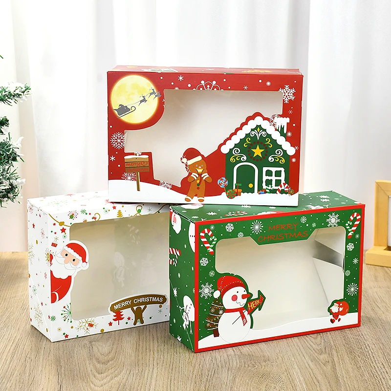 4Pcs Christmas Candy Boxes With Window Snowman Santa Claus Cookie Gift Packaging Box Navidad 2025 New Year Gifts Xmas Home Decor
4Pcs Christmas Candy Boxes With Window Snowman Santa Claus Cookie Gift Packaging Box Navidad 2025 New Year Gifts Xmas Home Decor