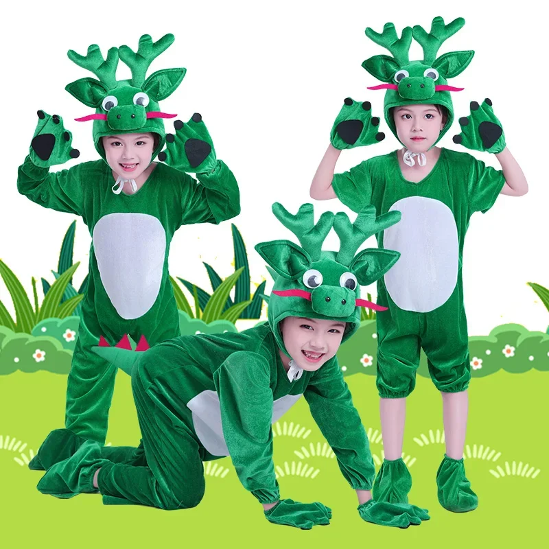 Children's Xiaolongren Performance Costume Xiaoqinglong Performance Costume Animal Dance Costume
Children's Xiaolongren Performance Costume Xiaoqinglong Performance Costume Animal Dance Costume