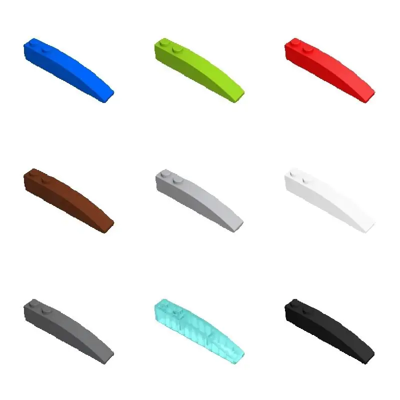 100pcs 42022 Curved 6 x 1 Slope Bricks Collections Bulk Modular GBC For Technical MOC DIY Building Blocks Compatible Toys
100pcs 42022 Curved 6 x 1 Slope Bricks Collections Bulk Modular GBC For Technical MOC DIY Building Blocks Compatible Toys