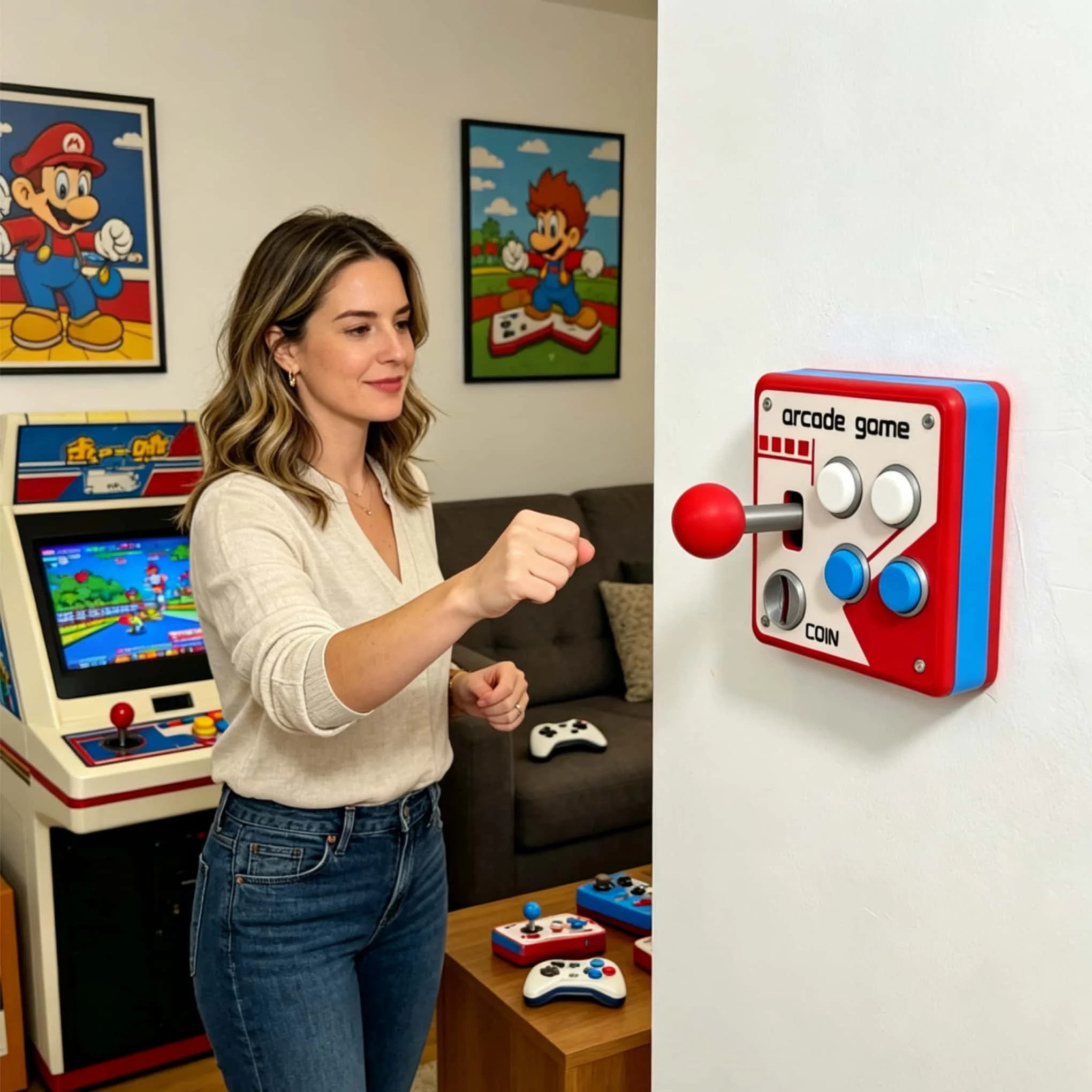 86-Style Retro Arcade Fun 3D Printed Switch Panel Decoration - Modified Joystick Switch
86-Style Retro Arcade Fun 3D Printed Switch Panel Decoration - Modified Joystick Switch