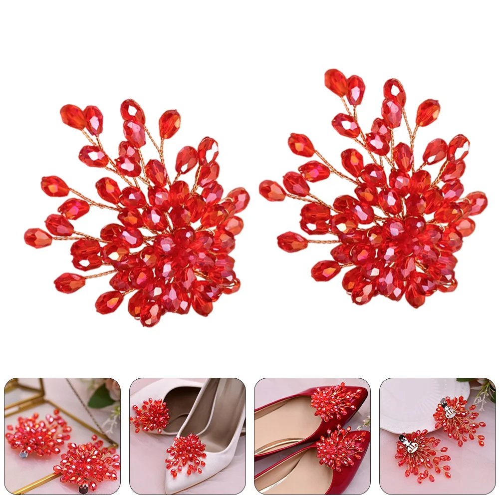 2Pcs Crystal Shoe Clips Decorative Bridal Buckles Wedding Workmanship Beautiful Color Fashionable Shoes
2Pcs Crystal Shoe Clips Decorative Bridal Buckles Wedding Workmanship Beautiful Color Fashionable Shoes
