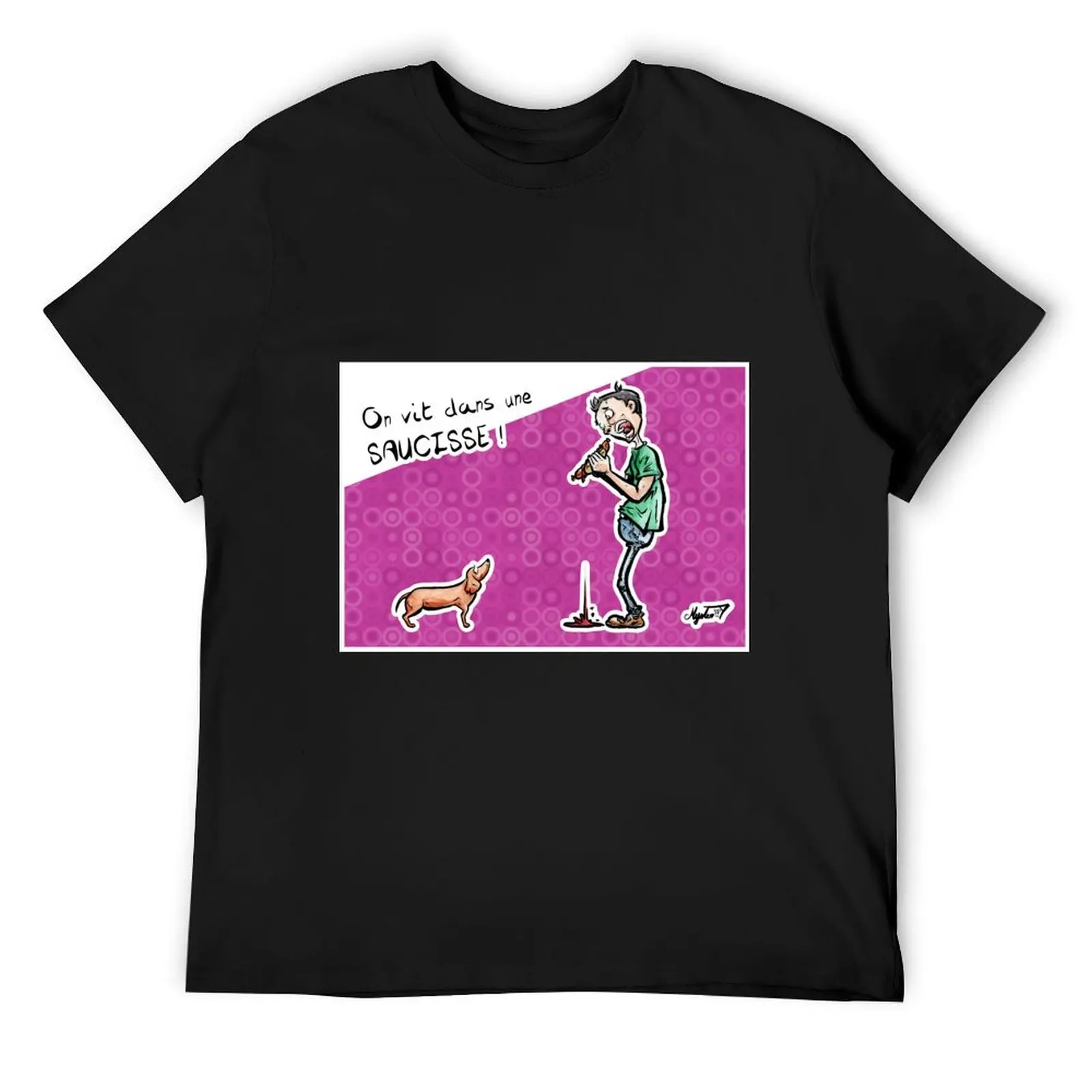 We live in a sausage T-Shirt funny costumes valentines clothes valentines boutique clothes oversized t shirts for men
We live in a sausage T-Shirt funny costumes valentines clothes valentines boutique clothes oversized t shirts for men