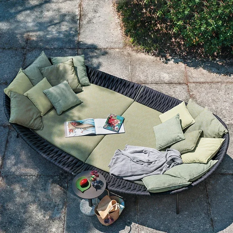 Outdoor bed garden aluminum alloy rattan lounge chair HOT SALES Premium
Outdoor bed garden aluminum alloy rattan lounge chair HOT SALES Premium