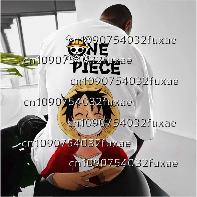 New Oversized Summer One Piece Luffy Zoro Anime Personality Print Heavyweight Cotton T-Shirt Handsome Men's and Women's T-Shirt
New Oversized Summer One Piece Luffy Zoro Anime Personality Print Heavyweight Cotton T-Shirt Handsome Men's and Women's T-Shirt