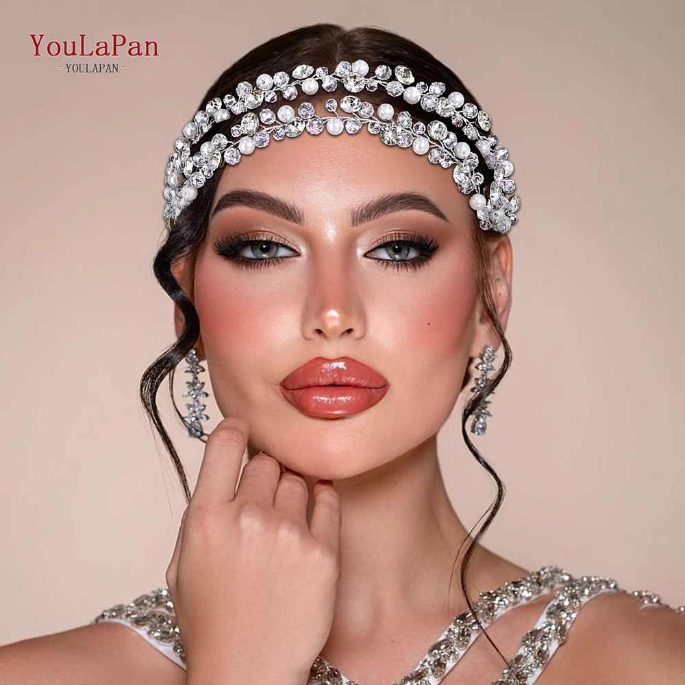 YouLaPan Bride Pearl Crystal Foreband Hair Accessories Rhinestone Headband Bling Wedding Headpieces Hair Ornaments HP833
YouLaPan Bride Pearl Crystal Foreband Hair Accessories Rhinestone Headband Bling Wedding Headpieces Hair Ornaments HP833