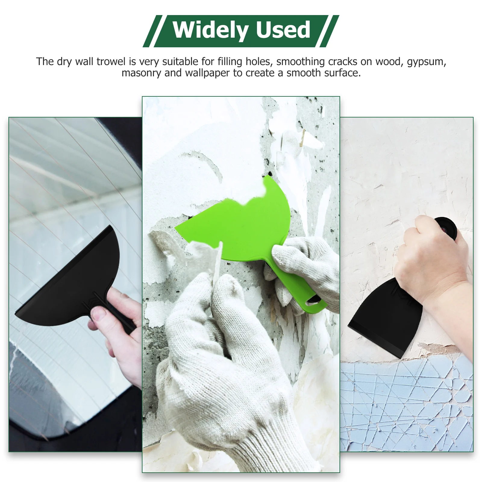 10Pcs Plastic Paint Scraper Set Painters Scratching Spatulas Handles Wall Repair Filling Putty Tools Plastic Spreader Flat
10Pcs Plastic Paint Scraper Set Painters Scratching Spatulas Handles Wall Repair Filling Putty Tools Plastic Spreader Flat