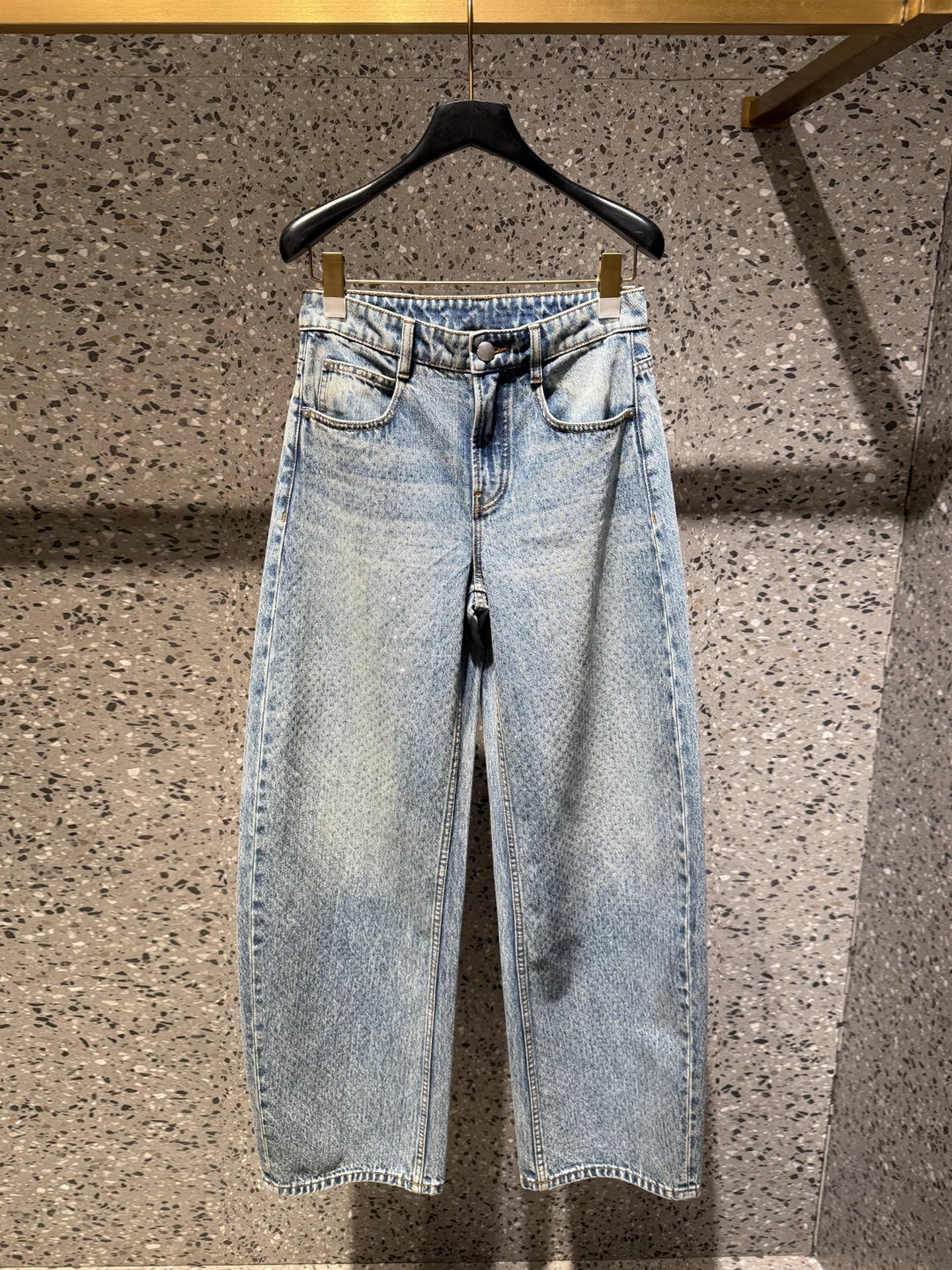 High Waist Wide Leg Jeans Women's Summer Design Sensation Iron Diamond Washed Old Fashioned Denim Casual Style Zipper Closure
High Waist Wide Leg Jeans Women's Summer Design Sensation Iron Diamond Washed Old Fashioned Denim Casual Style Zipper Closure