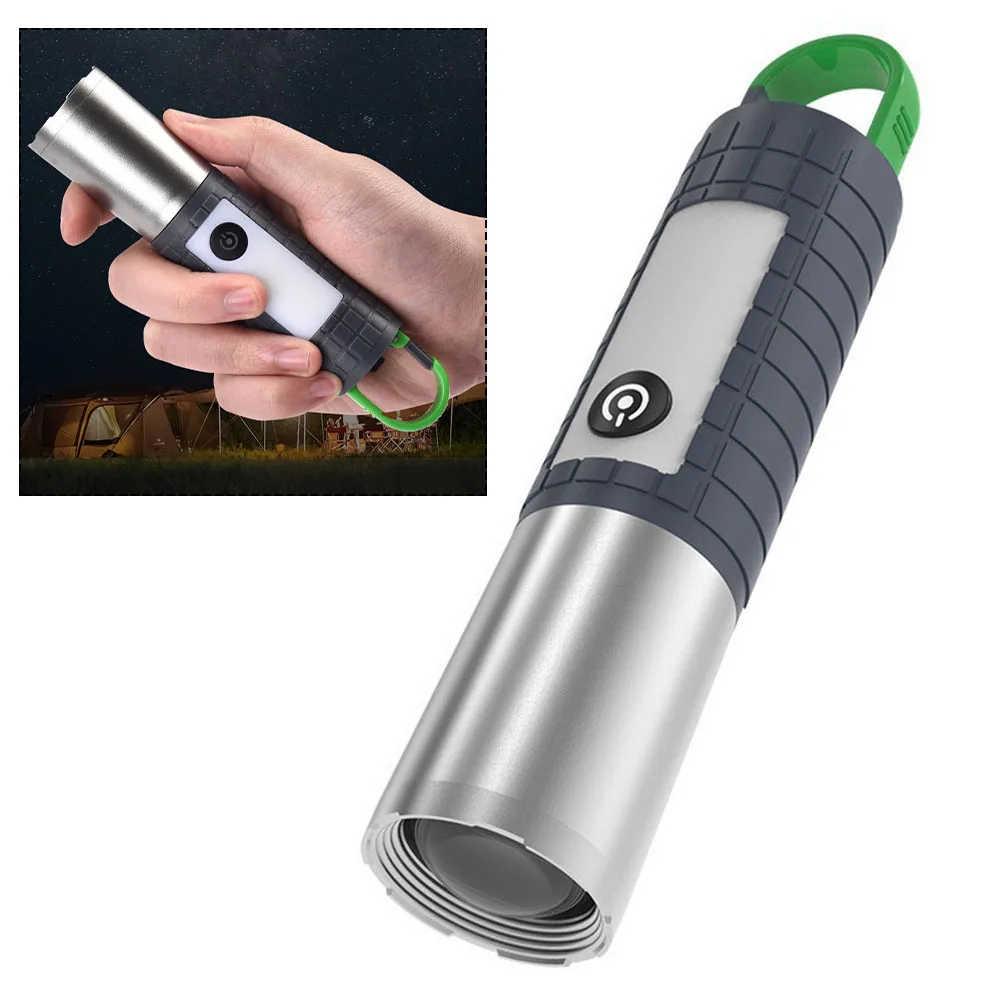 1pc Flashlight Powerful Rechargeable LED Flashlight With 4 Modes For Camping & Outdoor Camping Hiking Flashlights Lanterns
1pc Flashlight Powerful Rechargeable LED Flashlight With 4 Modes For Camping & Outdoor Camping Hiking Flashlights Lanterns