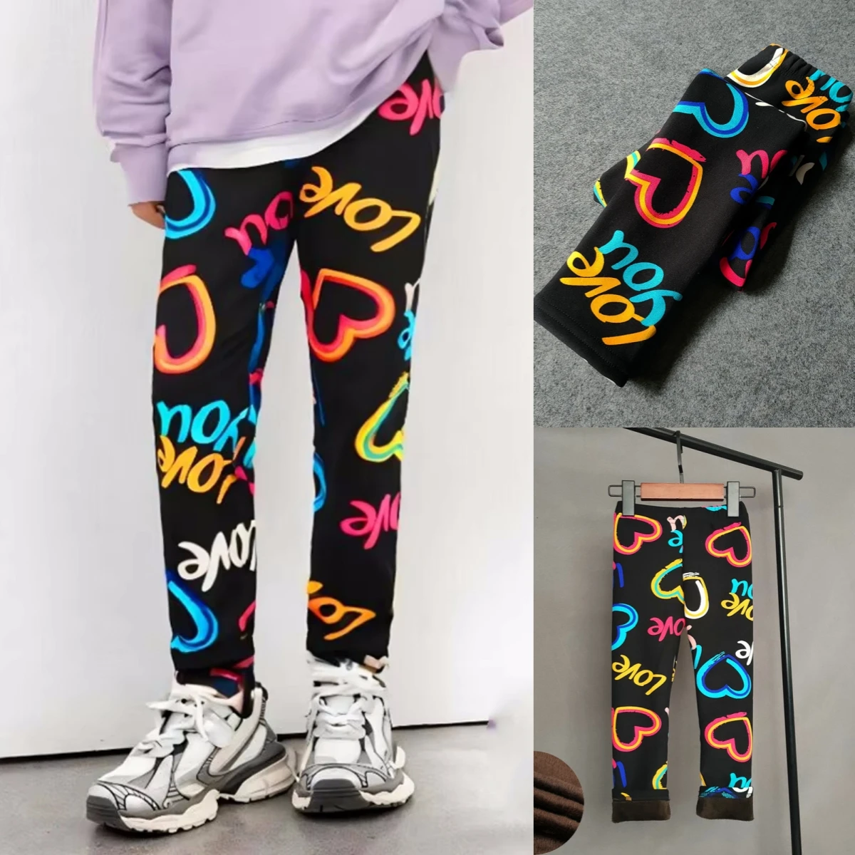 Autumn Winter Thin Velvet Warm Children's Pants Floral Print Slim Leggings for Kids Baby Girls
Autumn Winter Thin Velvet Warm Children's Pants Floral Print Slim Leggings for Kids Baby Girls