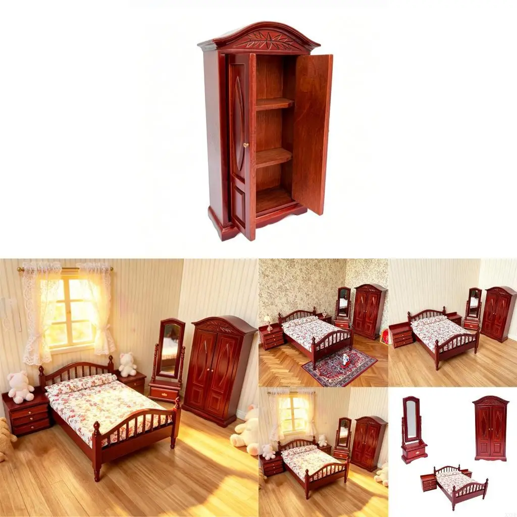XXFE 1/12 Doll House Miniature Furniture Bedroom Scene Decors For Teaching Roleplay
XXFE 1/12 Doll House Miniature Furniture Bedroom Scene Decors For Teaching Roleplay
