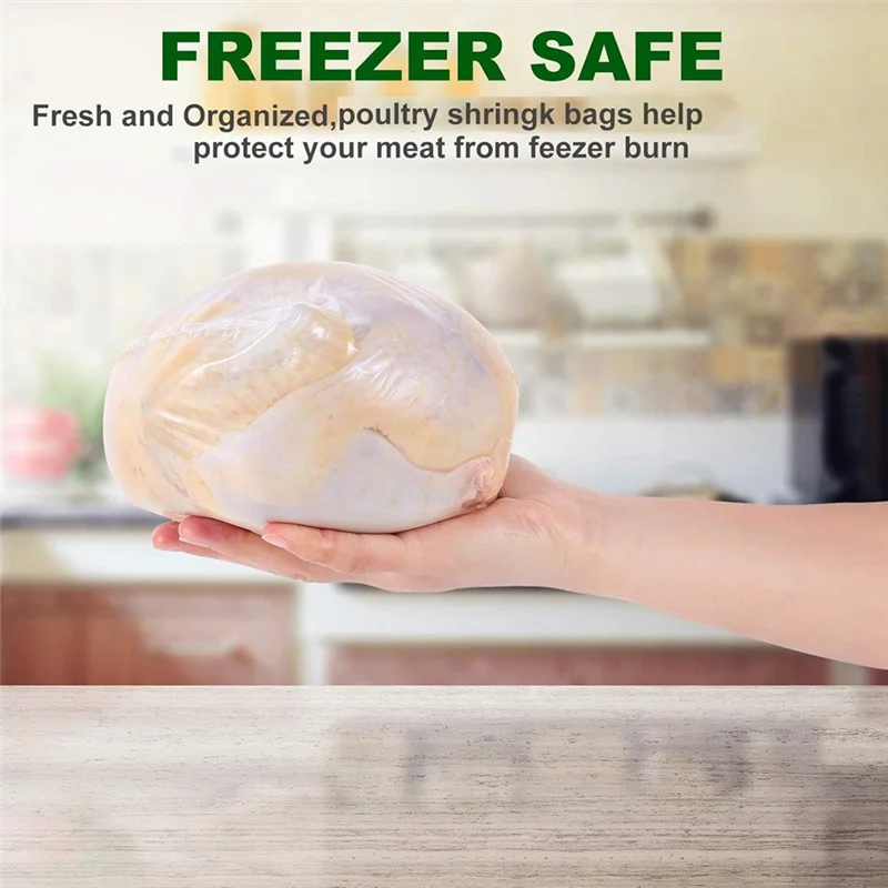 B17B 100 Pcs Poultry Shrink Wrap Bags With Zip Ties, Silicone Straw For Chickens Rabbits Food Storage For Turkey,Chickens,
B17B 100 Pcs Poultry Shrink Wrap Bags With Zip Ties, Silicone Straw For Chickens Rabbits Food Storage For Turkey,Chickens,